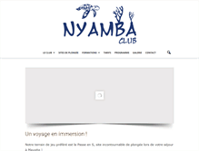 Tablet Screenshot of nyamba-club.com